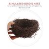 Rattan Bird Nest Handmade Realistic Simulated Nest Decor Garden Craft Wedding Table Decoration Bird Nests Garden Decor
