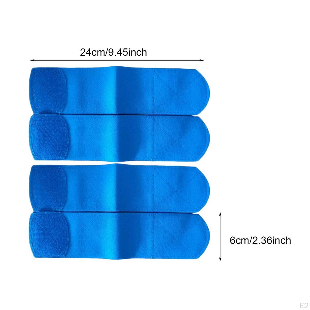 4er-Pack Schienbeinschoner-Halter Knöchelstützband-Set für Sportliche Aktivitäten