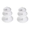 Three-layer Mini Dessert Cake Stand Non-toxic Dollhouse Model Cake Stand Miniatures  Birthday Gift
