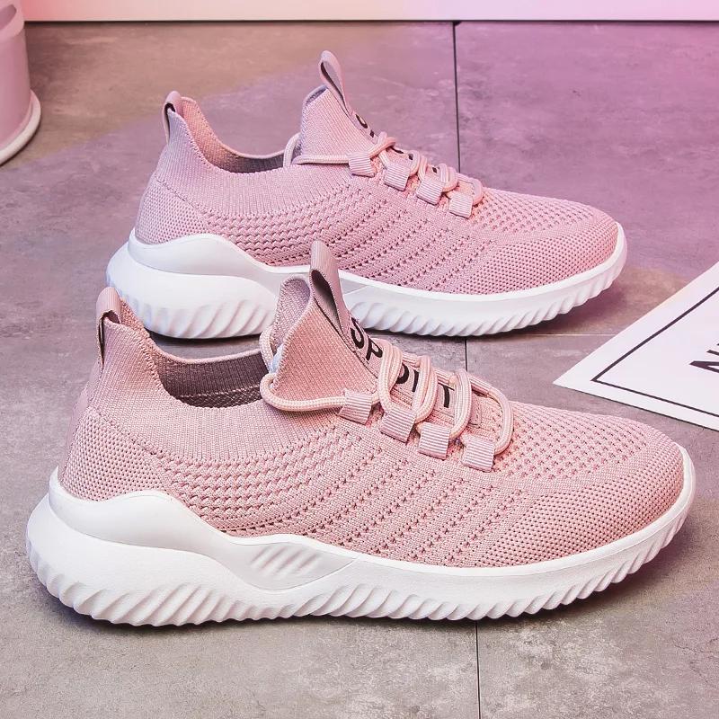 High Quality Fashion White Shoes for Men 2026 Mesh Breathable Comfortable Sports Shoes Soft Sole Light Casual Shoe Couple Shoes