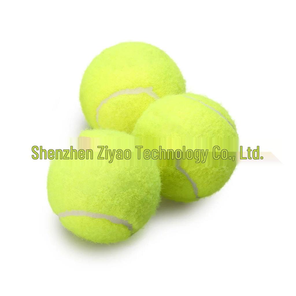 Interactive Pet Tennis Ball - 48mm Green Elastic Toy for Dog Training & Cat Play
