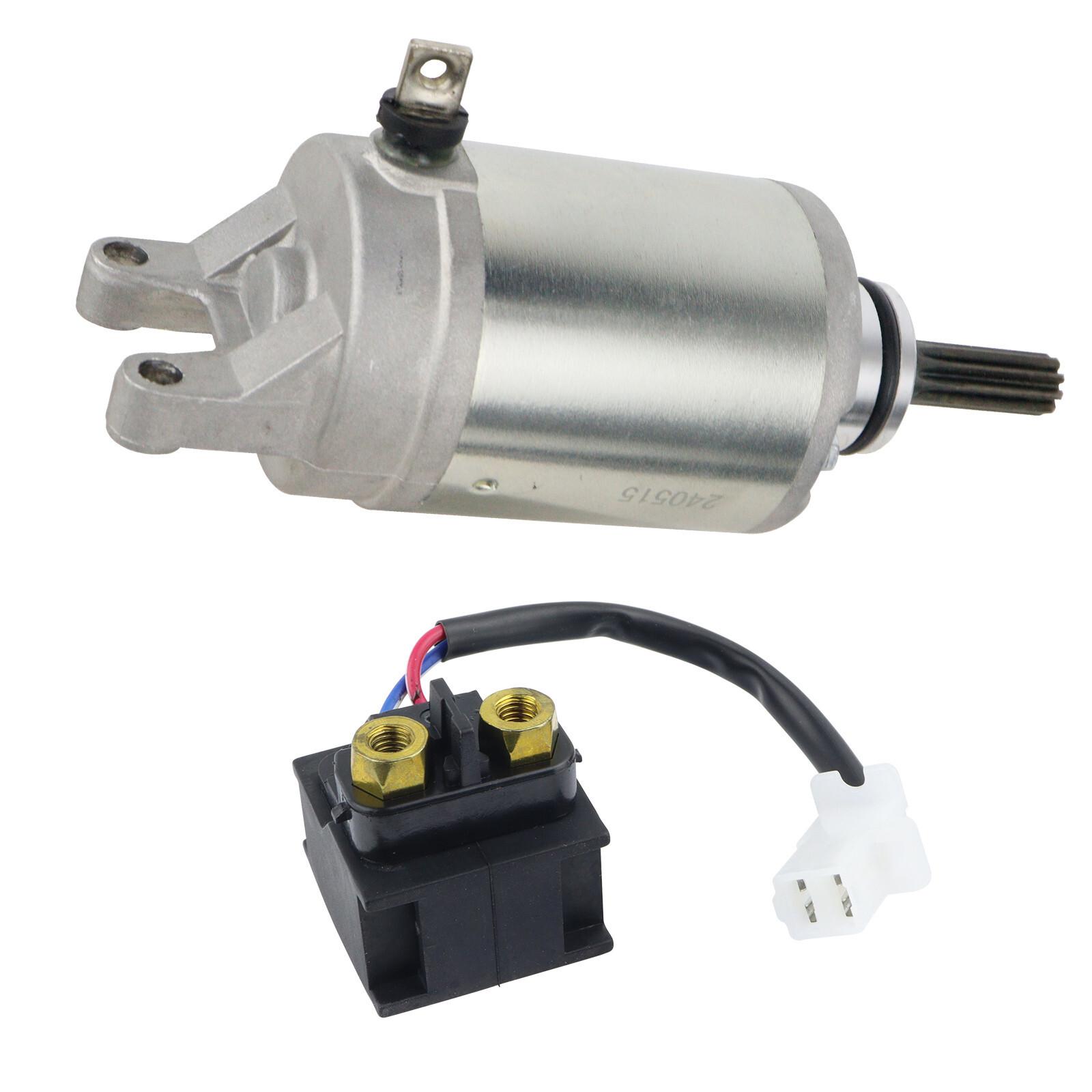 Starter Motor Solenoid Kit for 2006-2009 Suzuki Quadracer 450 LTR450 LTR450Z 31100-45G00 31800-29F00 ATV Starter set