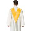 Plain Design V Stole V Shape Graduation Stole Fashion Choir Stole  Unisex