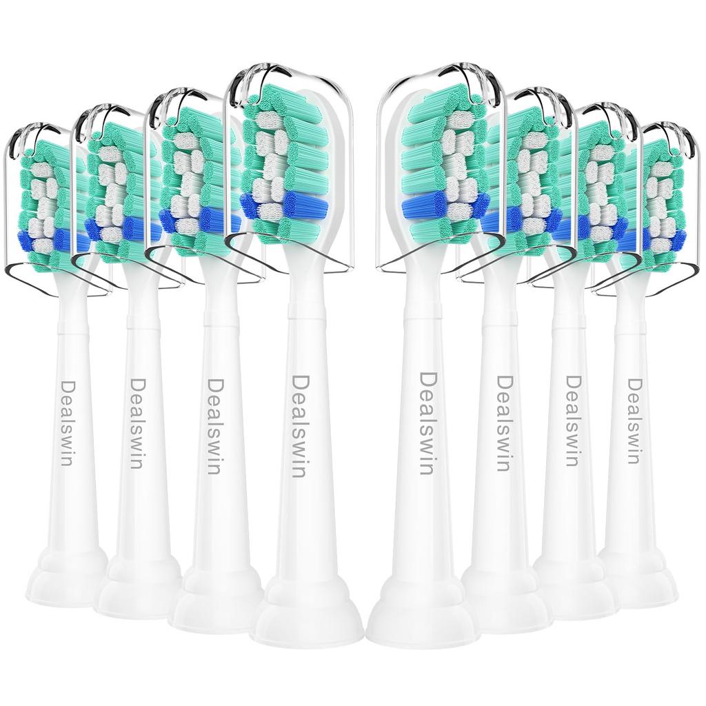 Evolution Dealswin Replacement Brush Set for Philips Sonicare Regular Plaque Removal [Latest Model] DiamondClean, Size,