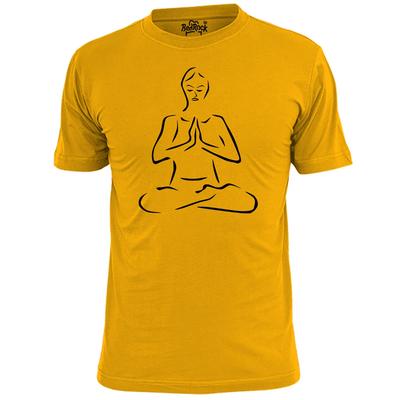 T-shirt da uomo Posa Yoga V1 Spiritualità