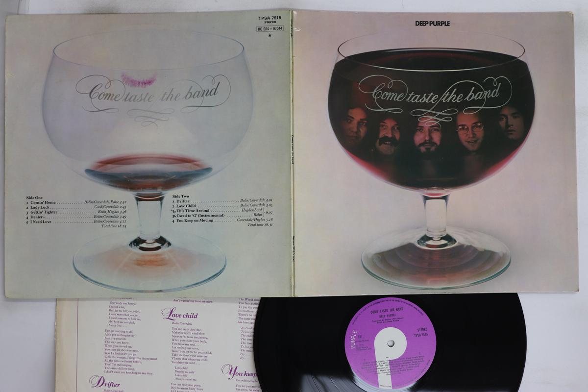 

LP Пластинка DEEP PURPLE Come Taste The Band TPSA7515OC0649 PURPLE 1975 UK Рок Б/У