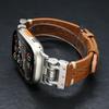 Luxury Metal Leather Strap for Apple Watch Ultra 3 2 49mm Band for iWatch Series 11 10 9 8 7 6 se Bracelet Correa 45mm 44mm 46mm