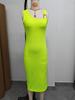 Chic Européen: Robe sexy sans manches moulante pour femme