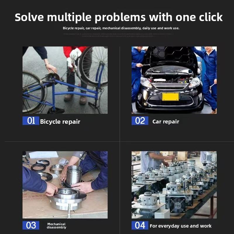 Multifunctional 8-in-1 Sleeve Wrench 52-in-1 Sleeve Durable Wrench Labor-saving and Durable Household Maintenance Special Worker