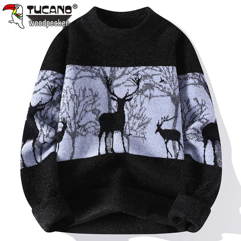 Tucano Men's Thickened Turtleneck Knit Sweater