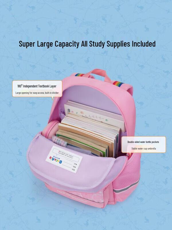 OIWAS Kids Ergonomic School Backpack