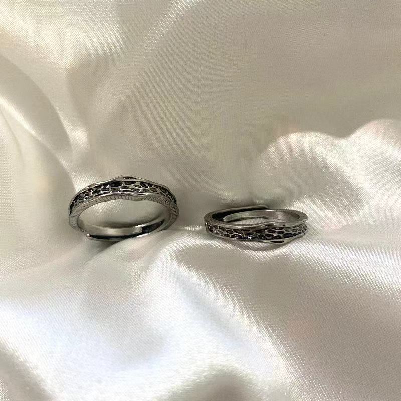 French retro design camellia index finger flower ring exquisite high temperament fashion personality