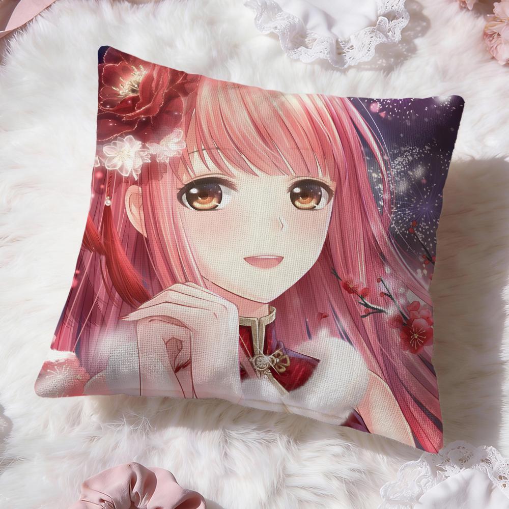 Miracle Nikki game Cushion Cover Premium Comfort Reversible Pillow Cove -Two in One Design for Any Room & Car Interior