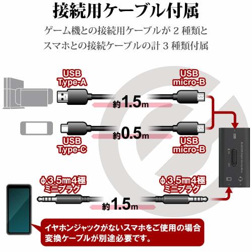 ELECOM Gaming Audio Mixer You can listen to game sounds while talking on your smartphone [Switch / PS5 / PS4] Digital mixer HSAD-GM30MBK