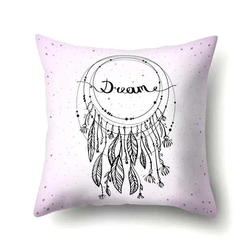 Boho Cushion Cover Dream Catcher Cushion for Home Sofa Chair Decoration Pillowcase Car Ornament 45*45cm
