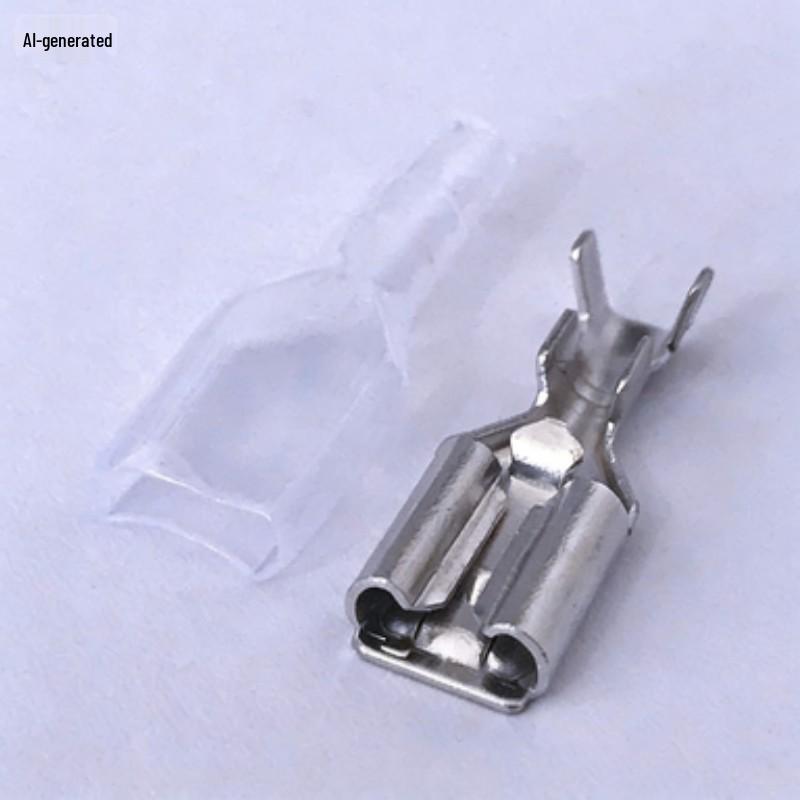 6.3mm Self-Locking Male-Female Electric Vehicle Spade Terminal Connector