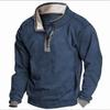 Men’s Suede Long Sleeve Sweatshirt