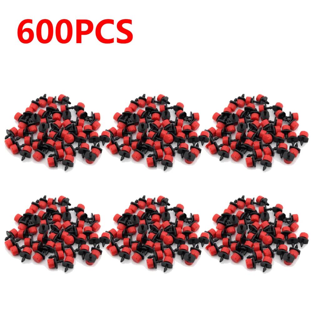 1000-100PCS Garden Micro Drip Irrigation Sprinkler Water Dripper Plants Greenhouse Auto Watering System Nozzle Sprayer Sprinkler