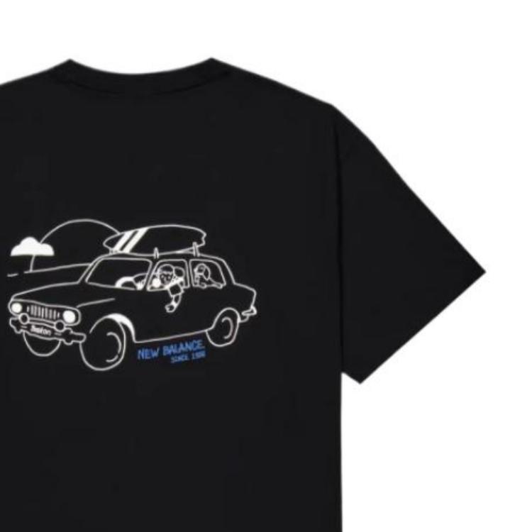 New Balance T Shirt Men's Black AMT52387-BK