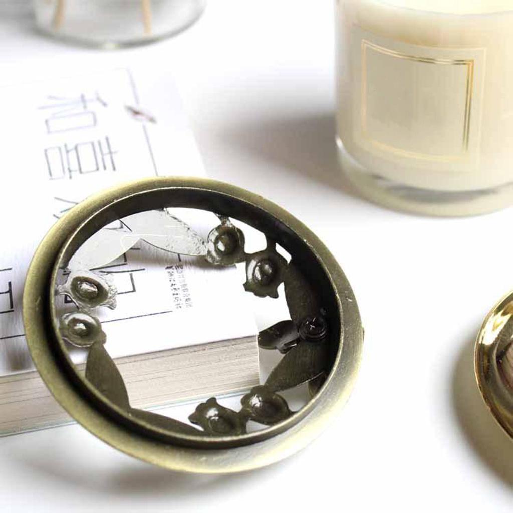 Antique Style Candle Jar Candle Topper Cover Lids Evenly for Home Hotel