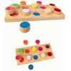 Wooden Sensory Touch Board For Toddler Color Recognition And Cognitive Development