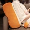 Cartoon Plush Hamburger Toy Smile Face Drumsticks Stuffed Funny Food Toast Pillow Cushion Chair Seat Sofa Decor Kids Girls Gift