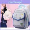 Kids School Backpack With Cartoon Pattern And Nylon Material For Preschoolchildren
