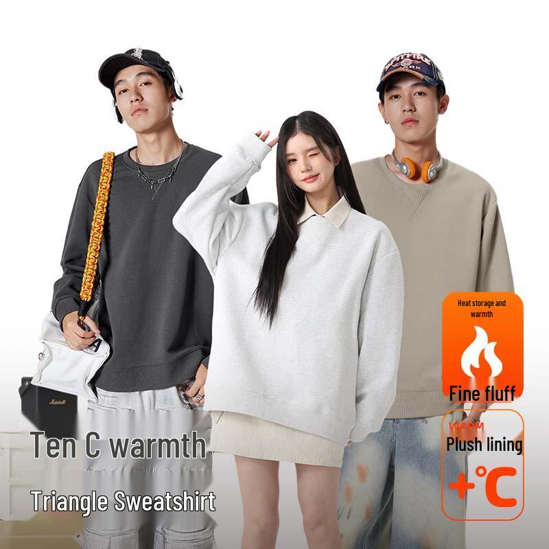 Warrior Thickened Fleece Pullover Sweatshirt