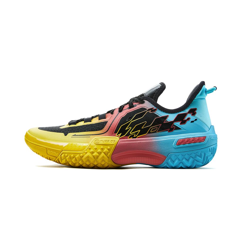 New LiNing Shudder Ignite BOOM Technology Low Top Basketball Shoes Men's Black ABFU019-5