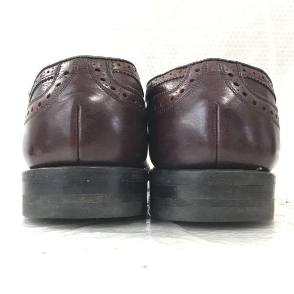 Vintage 80s-90s Allen Edmonds McAllister Full Brogue Wingtip Shoes Size 13AAA 27.0-28.5cm Burgundy(USED)