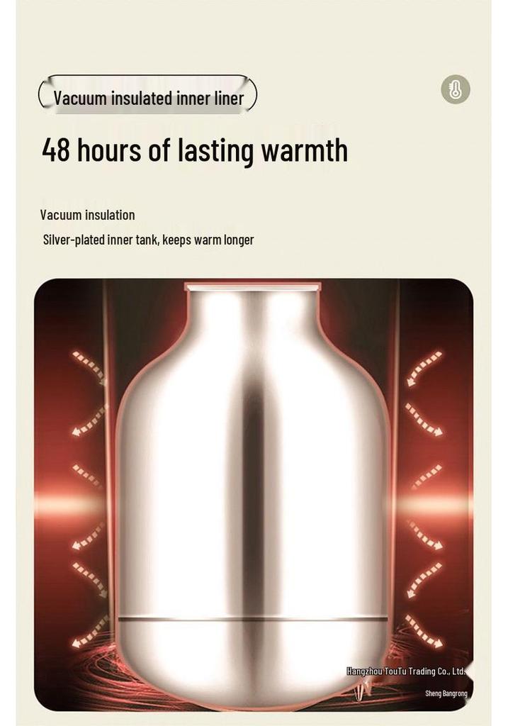 Smart Insulated Large Capacity Thermos Kettle for Boiling and Keeping Water Warm