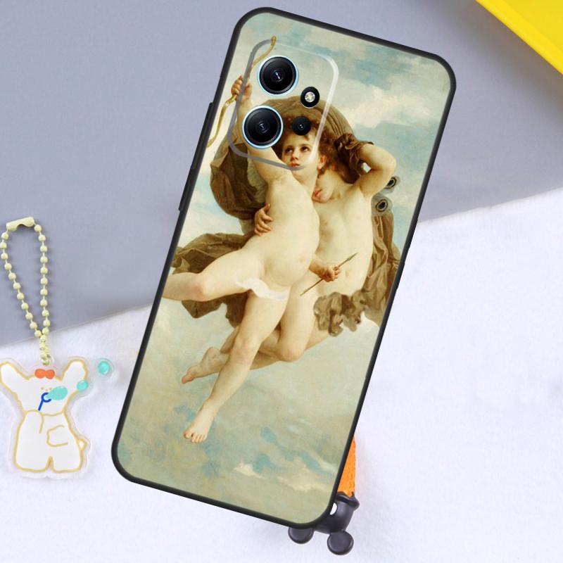 Angel Cupid Art Paint Case For Xiaomi Redmi Note 14 13 9 10 11 12 15 Pro Plus Cover For Redmi 15 C 13C 12C 10C 14C