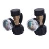 2PCS Gas Tank Gauge Level Indicator Precision Monitoring Gas Pressure Meter for 5lb To 40lb Gas Tank with QCC1 Type1