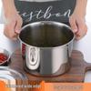 304 Stainless Steel Non-Magnetic Kitchen Bowl Set: Flavor Bowl, Seasoning Box, Soup Bowl, Egg Beating Basin, Stew Pot, Oil Pan.