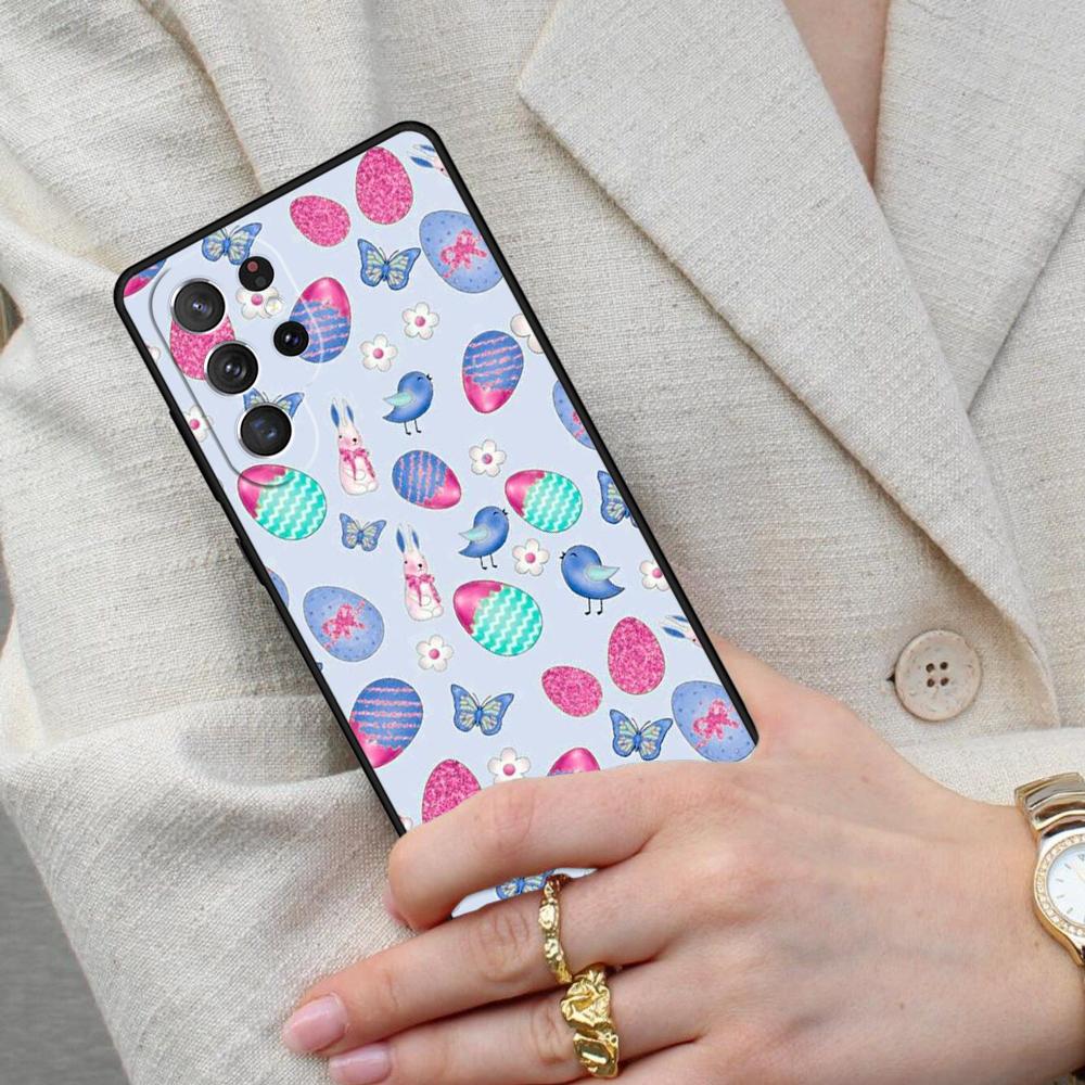 Easter bunny Cell Phone Case for Samsung Galaxy S26 Ultra S25 S24 S23 S22 S21 S20 Note10 Cover