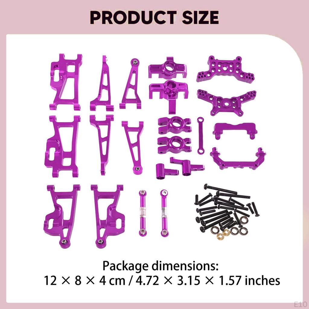 1/14 RC Car Upgrades Front and Rear Shock Aluminum Alloy DIY Accessories Accessory Lower