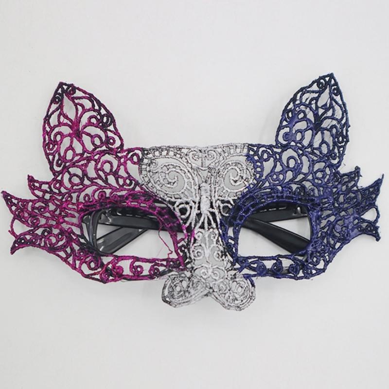 Venetian Masquerade Mask Half Face Eyemask Sexy Lace Mask for Fancy Dress Christmas Halloween Costume Party Girls Women