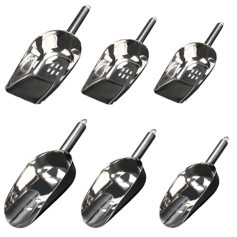 Küchenhelfer Bar Eisschaufel Edelstahl Eisschaufel Hochwertige Eisschaufeln für Getreide