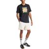 adidas T Shirts Men's Black Crew Neck Moderate Straight Fit IS0180