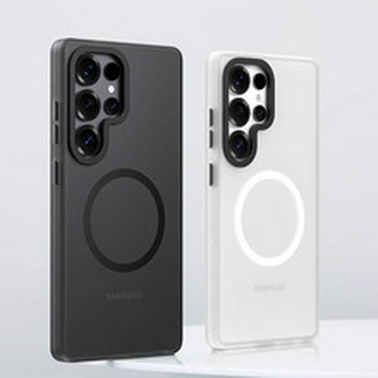 Samsung S25Ultra Case: Slim, Magnetic, Kevlar Carbon Fiber Texture, Anti-Drop, for S24Fe/S23.