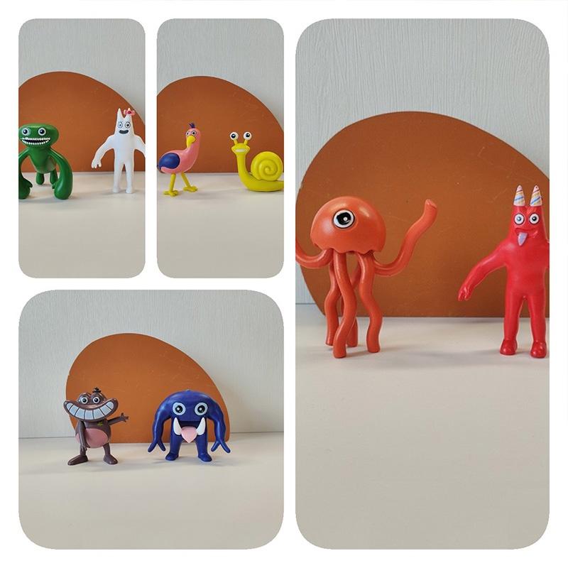 Rainbow Monster Banban Pvc Figurines Garden Themed Cartoon Collectibles