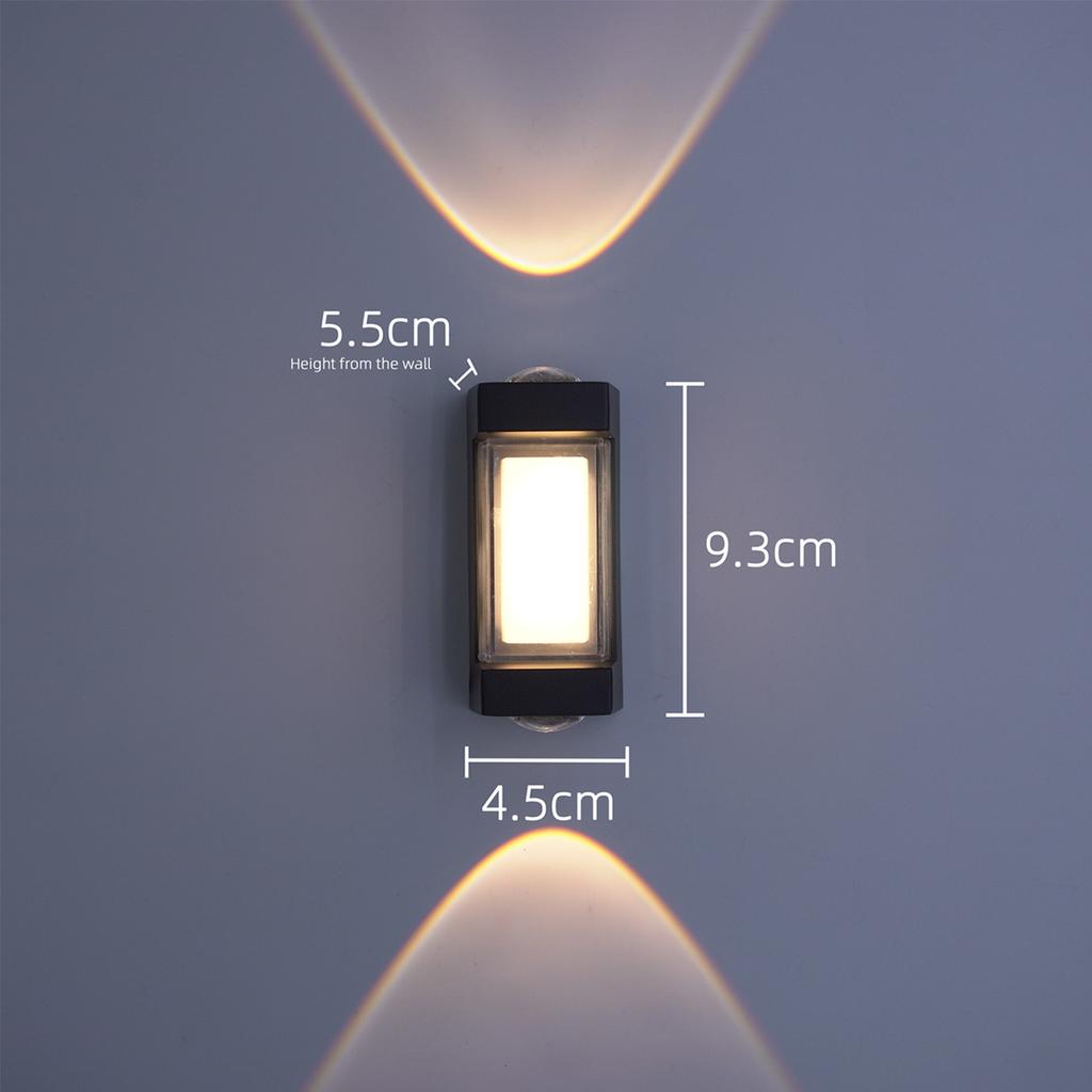Xiaomi Nordic Aluminum Wall Lamp Modern Style indoor Wall Light IP65 Waterproof Up Down Corridor Lights for Home Stairs Bedroom Bedside