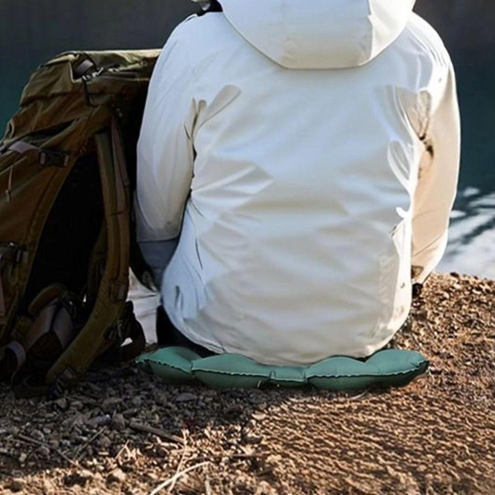 Ultraleichtes aufblasbares Sitzkissen mit Aufbewahrungstasche Luft-Sitzkissen für Outdoor-Reisen Camping