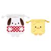 Sanrio Conjunto de 2 Sacos com Cordão Loves Pochacco Estojo para Acessórios 727733 (SANRIO) (Pochacco Pee-chans)