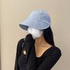 Women Girls Y2K Sun Visor Hat Wide Brim Summer UPF 50+ UV Protection Beach Panama Cap