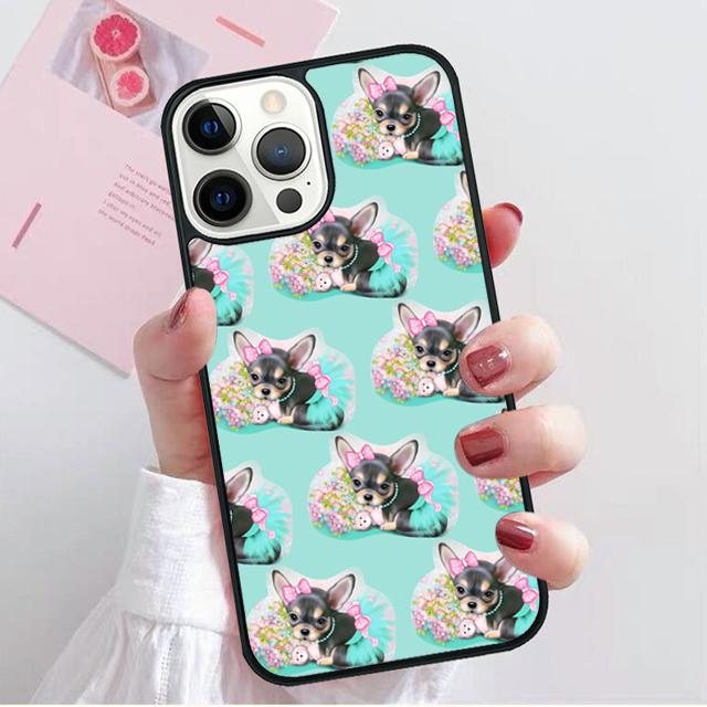 I Love My Chihuahua Dog Pug Coque Shell For iPhone 17 Air 15 16 14 13 12 Pro Max 11 Pro Max Plus Phone Case Cover