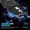 KEYSION Shockproof Case for MagSafe for Samsung Galaxy S25 Ultra 5G Magnetic Ring Stand Slide Camera Protection Phone Back Cover