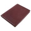 Porte-cartes - LEONARDO VERRELLI - Muto - Cuir véritable mouton - Bordeaux - Format vertical compact