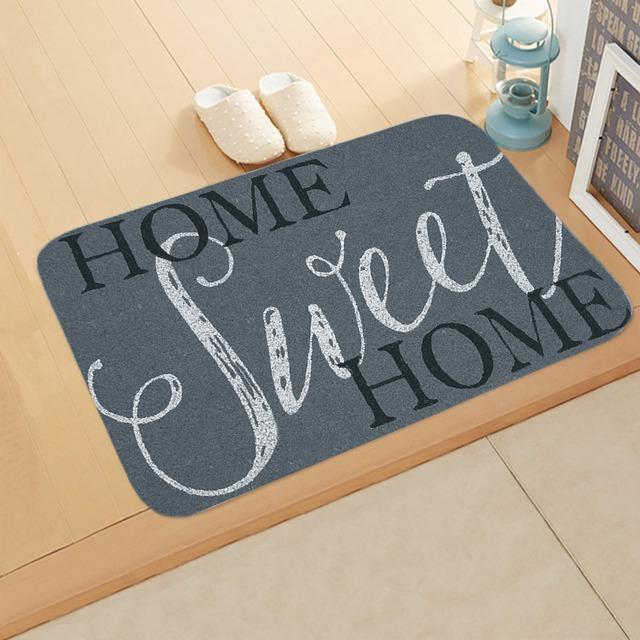 Home Sweet Home Carpet for Living Room Bedroom Rug Door Kitchen Unslip Floor Mats Birthday gift photography props Alfombra Rug