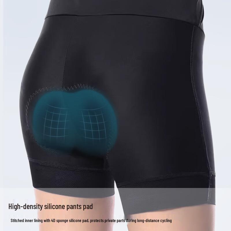 Ousen Women's Slim-Fit Cycling Skirt Shorts with Silicone Pad